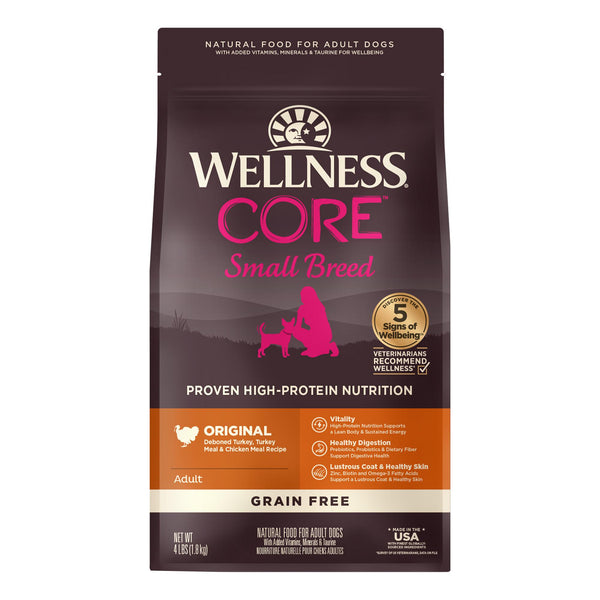 Wellness CORE Original Turkey & Chicken Small Breed Grain-Free Dry Dog Food