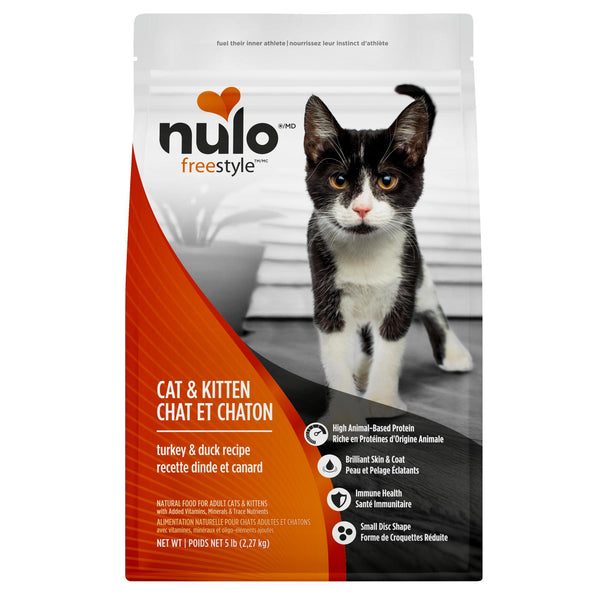 Nulo FreeStyle Cat & Kitten Turkey & Duck Dry Cat Food (CA)