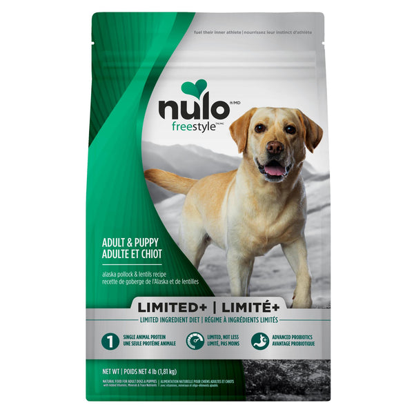 Nulo FreeStyle Adult & Puppy Limited+ Alaska Pollock & Lentils Dry Dog Food (CA)