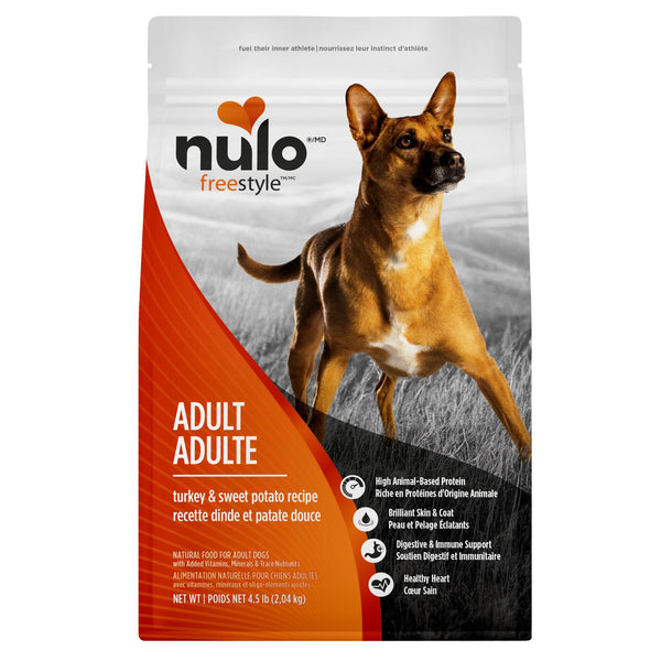 Nulo FreeStyle Adult Turkey & Sweet Potato Dry Dog Food (CA)