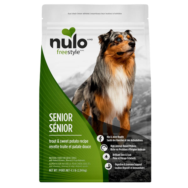 Nulo FreeStyle Senior Trout & Sweet Potato Dry Dog Food (CA)