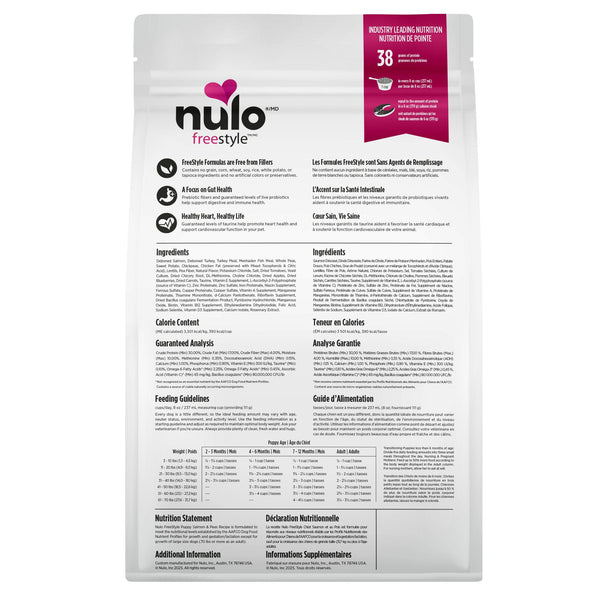 Nulo FreeStyle Puppy Salmon & Peas Dry Dog Food (CA)