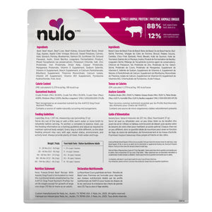 Nulo Beef with Apples Grain-Free Freeze-Dried Raw Dog Food (CA)