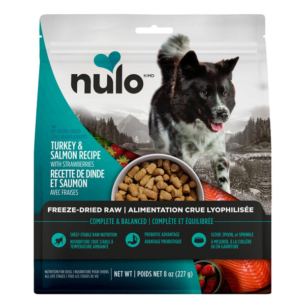 Nulo Turkey & Salmon with Strawberries Grain-Free Freeze-Dried Raw Dog Food (CA)