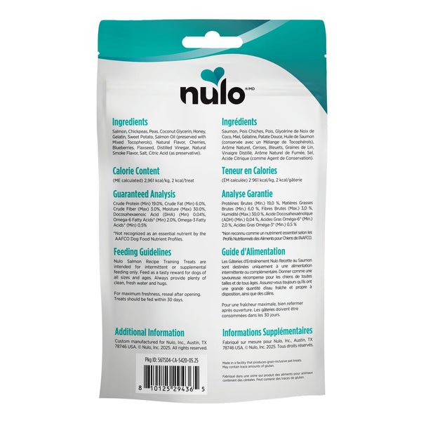 Nulo Trainers Salmon Grain-Free Dog Treats (CA)