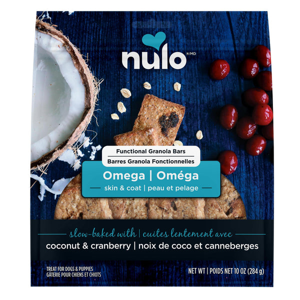 Nulo Functional Granola Bars Omega Dog Treats (CA)