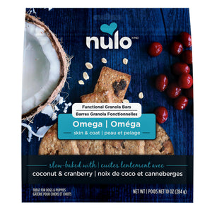 Nulo Functional Granola Bars Omega Dog Treats (CA)