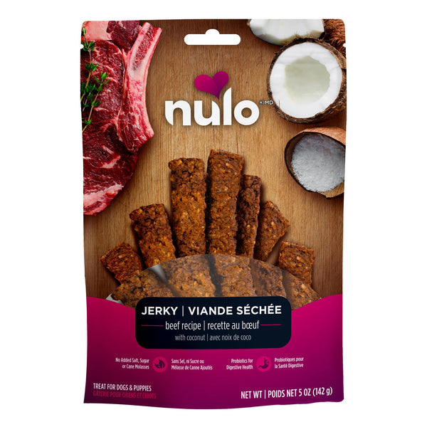Nulo Jerky Strips Beef Recipe with Coconut Dog Treats (CA)