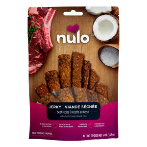 Nulo Jerky Strips Beef Recipe with Coconut Dog Treats (CA)