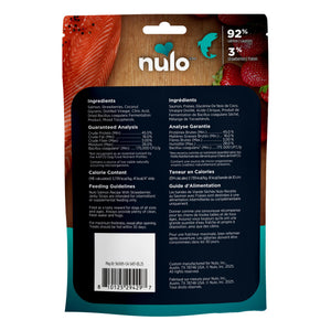 Nulo Jerky Strips Salmon Recipe with Strawberries Dog Treats (CA)