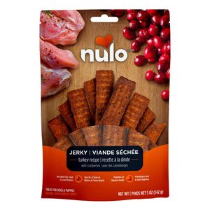 Nulo Jerky Strips Turkey Recipe with Cranberries Dog Treats (CA)