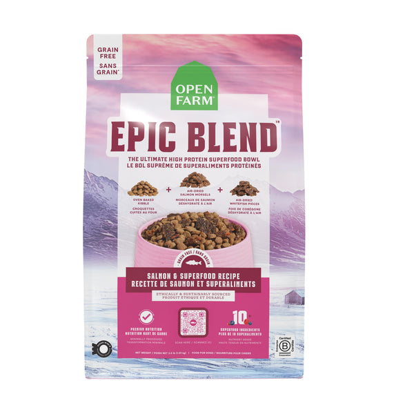 Open Farm Epic Blend Salmon & Superfood Grain-Free Dry Dog Food