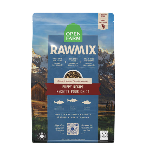 Open Farm RawMix Puppy Ancient Grains Dry Dog Food