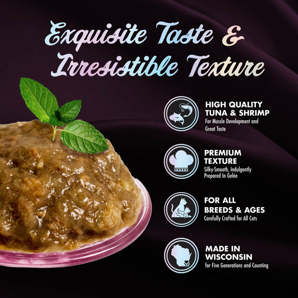 Fromm PurrSnickitty Tuna & Shrimp Entree in Gelee Wet Cat Food Can