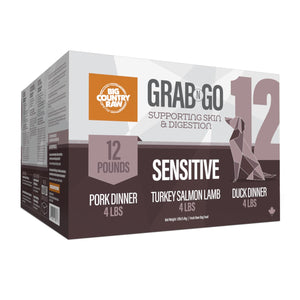 Big Country Raw Grab N Go Sensitive Frozen Dog Food