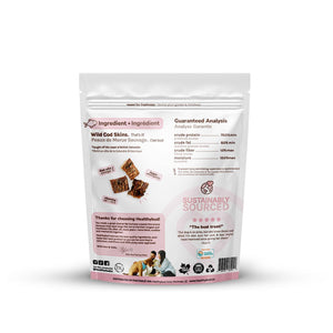 Healthybud Wild Rock Cod Skin Cube Dog Treats