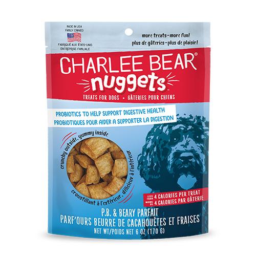 Charlee Bear Nuggets P.B. & Beary Parfait Dog Treats (CA)