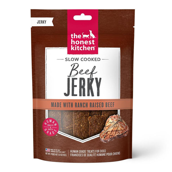 The Honest Kitchen Slow Cooked Beef Jerky Dog Treats