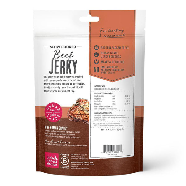 The Honest Kitchen Slow Cooked Beef Jerky Dog Treats