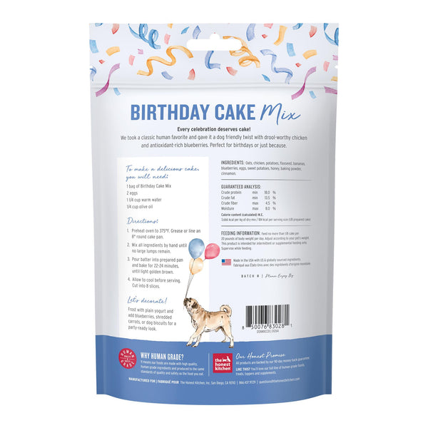 The Honest Kitchen Birthday Cake Mix Chicken & Blueberries Dog Treats