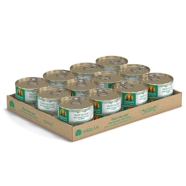 Weruva Classic Dog That's My Jam ! Poulet et Agneau en gelée Nourriture humide pour chiens en conserve