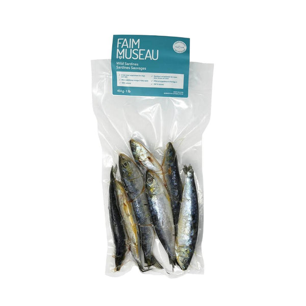 Faim Museau Whole Sardines Dog & Cat Treats