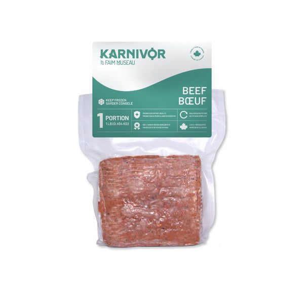 Faim Museau Karnivor Beef Frozen Dog Food