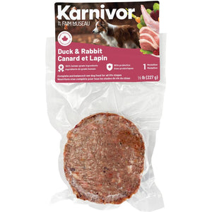 Faim Museau Karnivor Duck & Rabbit Frozen Dog Food