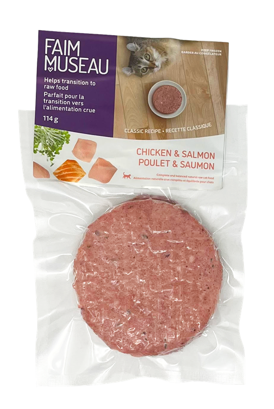 Faim Museau Chicken & Salmon Frozen Cat Food