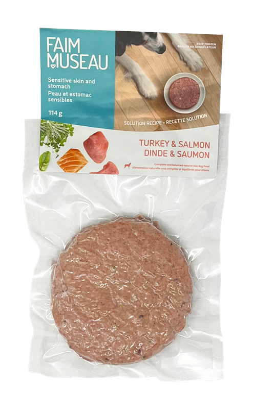 Faim Museau Turkey & Salmon Frozen Dog Food