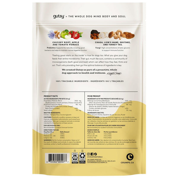 Crumps Gutsy Immune Bites Dog Supplement