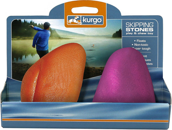 Kurgo Skipping Stones Dog Toy, Color Varies, 2-Pack
