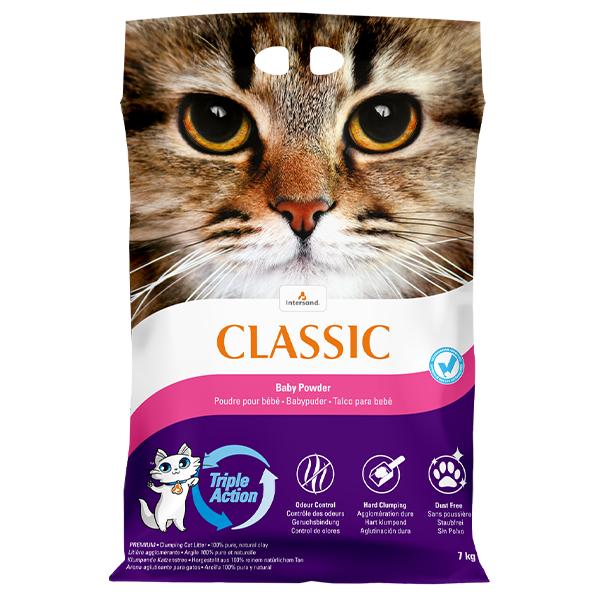 Intersand Classic Baby Powder Clumping Cat Litter