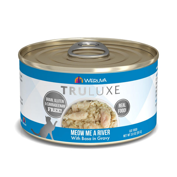 TRULUXE Meow Me a River with Basa in Gravy Wet Cat Food Can
