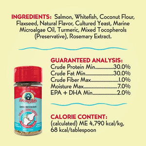 Charlee Bear Necessities Hip & Joint Support Salmon & Whitefish Freeze-Dried Raw Dog Food Topper (CA)