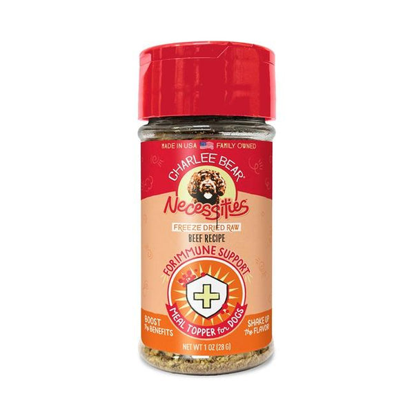 Charlee Bear Necessities Immune Support Beef Freeze-Dried Raw Dog Food Topper (CA)