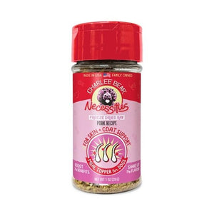 Charlee Bear Necessities Skin & Coat Support Pork Freeze-Dried Raw Dog Food Topper (CA)