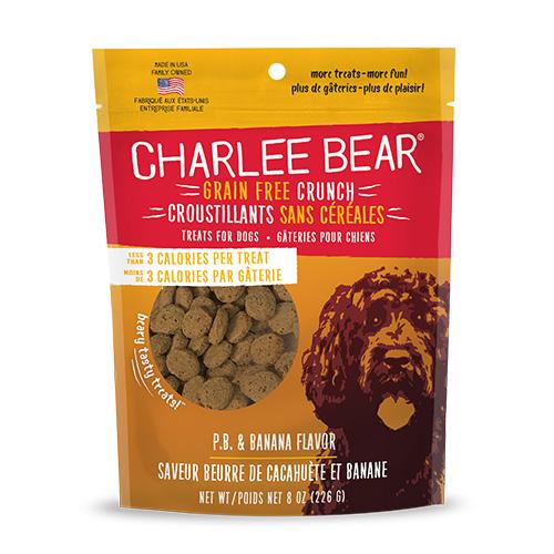 Charlee Bear Crunch P.B. & Banana Grain-Free Dog Treats (CA)
