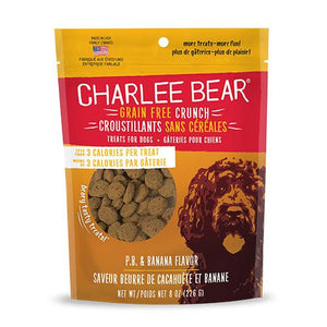 Charlee Bear Crunch P.B. & Banana Grain-Free Dog Treats (CA)