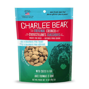 Charlee Bear Original Crunch with Cheese & Egg Dog Treats (CA)