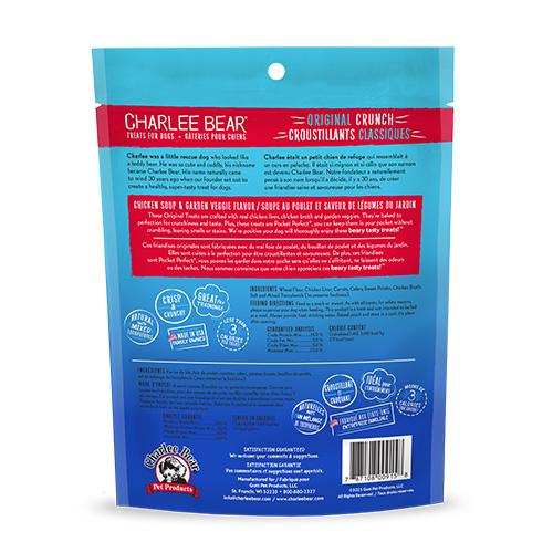 Charlee Bear Original Crunch Chicken Soup & Garden Veggie Dog Treats (CA)