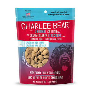 Charlee Bear Original Crunch with Turkey Liver & Cranberries Dog Treats (CA)