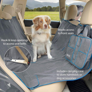 Kurgo Dog Hammock, Heather Charcoal