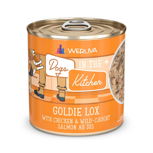 Dogs in the Kitchen Goldie Lox with Chicken & Wild Caught Salmon Au Jus Wet Dog Food Can