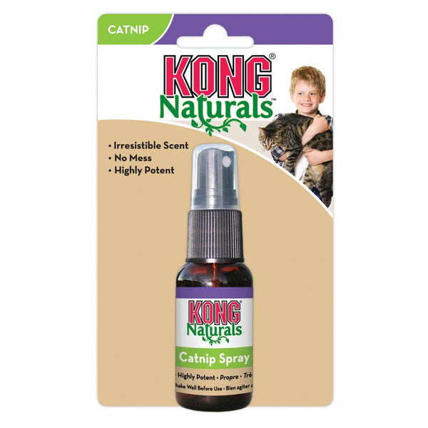 KONG Naturals Spray d'herbe à chat pour chats, 1 oz