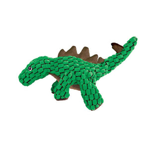 KONG Dynos Stegosaurus Dog Toy, Green