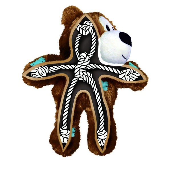 KONG Wild Knots Bear Dog Toy, Color Varies