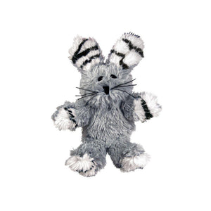 KONG Softies Fuzzy Bunny Jouet pour Chat, Couleur Varie