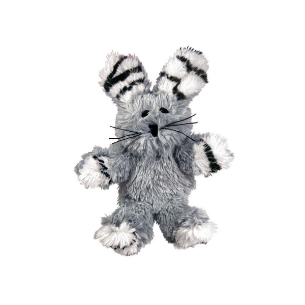 KONG Softies Fuzzy Bunny Jouet pour Chat, Couleur Varie