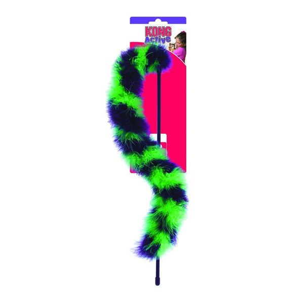 KONG Active Twisted Boa Teaser Cat Toy, Color Varies